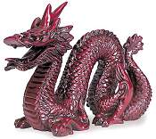 Red Chinese Dragon Figurine
