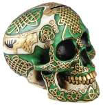 Celtic Lion Skull Figurine