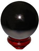 Black Agate 2" Sphere