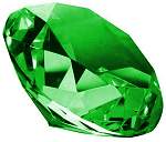 Emerald And Diamond