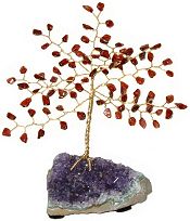 Garnet Gemstone Tree