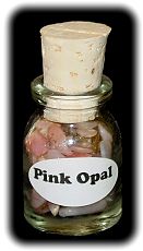 Pink Opal Gem Bottle