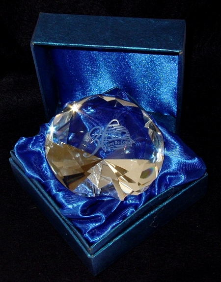 Event Logo Diamond Paperweight
