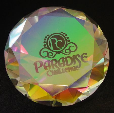 Engraved Diamond Paperweight