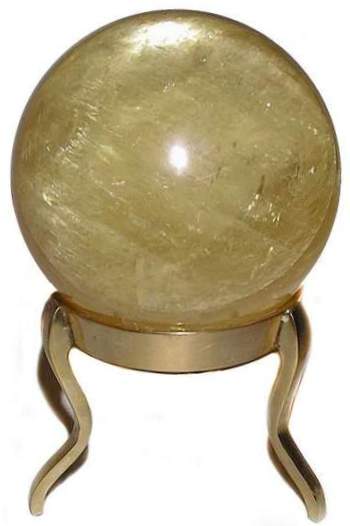 Large Brass Sphere Stand