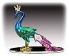 Glass Peacock Figurine