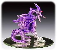 Glass Purple Dragon